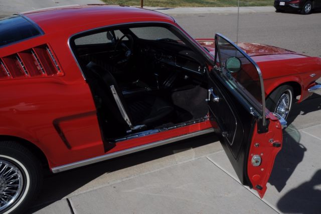 1965 Red Ford Mustang Fastback