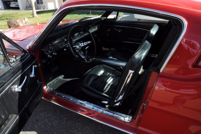 1965 Red Ford Mustang Fastback