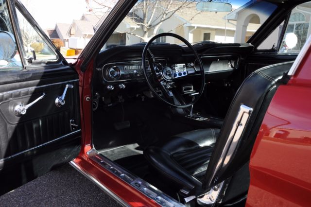 1965 Red Ford Mustang Fastback