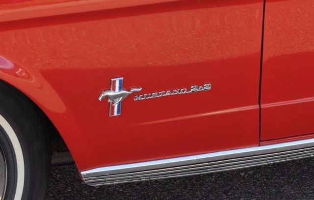 1965 Red Ford Mustang Fastback