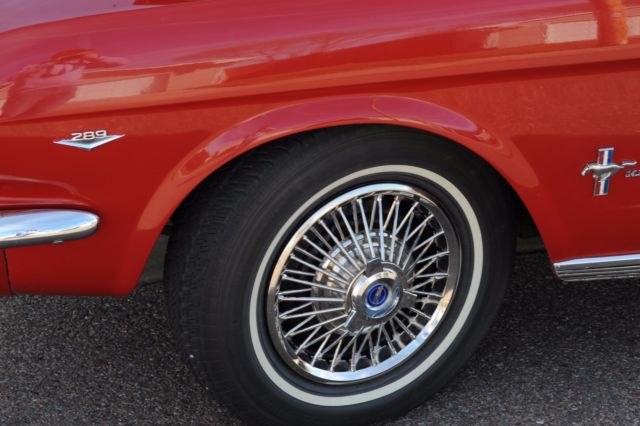1965 Red Ford Mustang Fastback