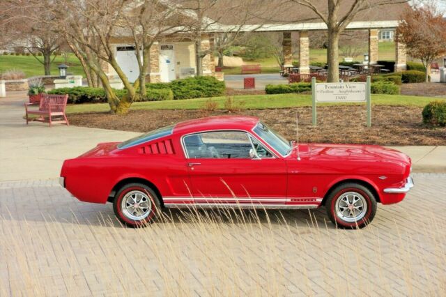 1965 Red Ford Mustang Fastback 2+2 Low Miles