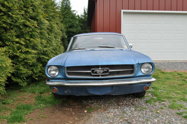 1965 Blue Ford Mustang Fastback