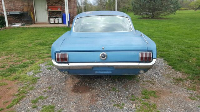 1965 Blue Ford Mustang Fastback