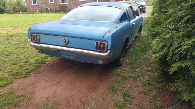 1965 Blue Ford Mustang Fastback