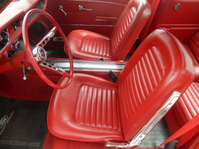 1965 Rangoon red Ford Mustang Fastback