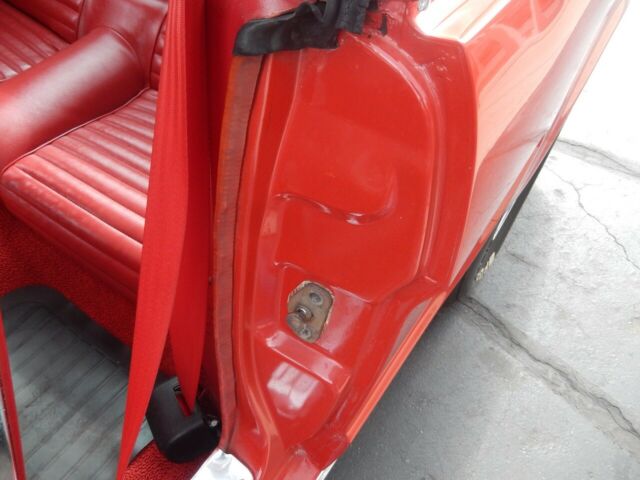 1965 Rangoon red Ford Mustang Fastback