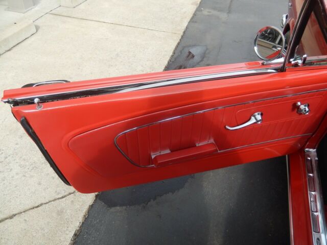 1965 Rangoon red Ford Mustang Fastback