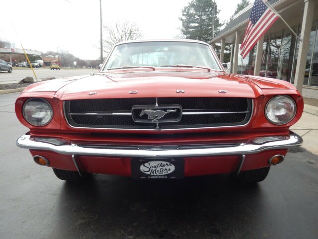 1965 Rangoon red Ford Mustang Fastback