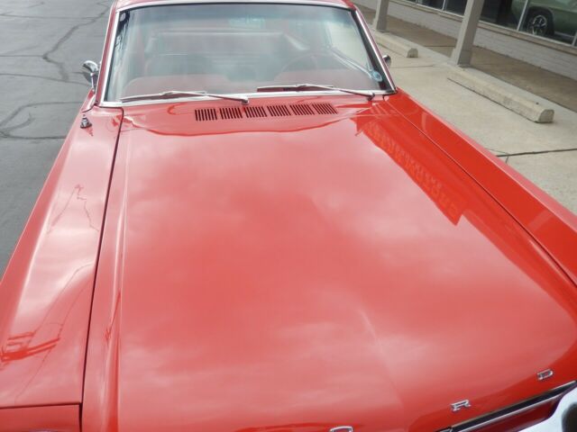 1965 Rangoon red Ford Mustang Fastback