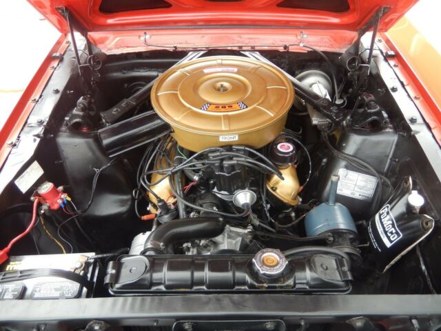 1965 Rangoon red Ford Mustang Fastback