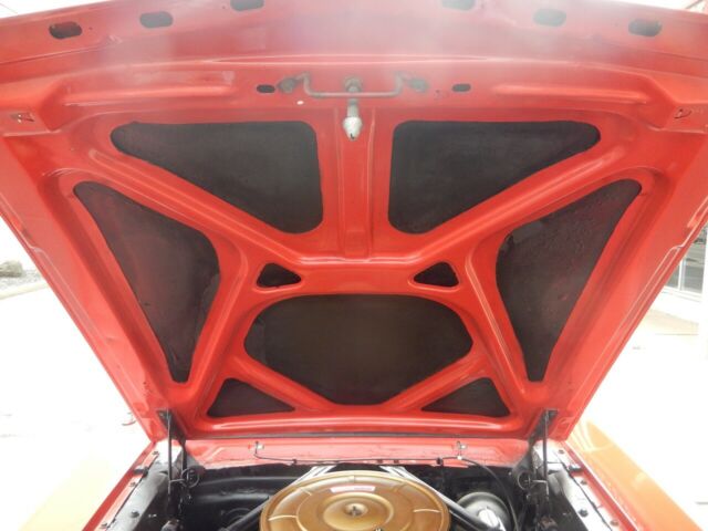 1965 Rangoon red Ford Mustang Fastback