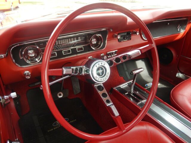 1965 Rangoon red Ford Mustang Fastback