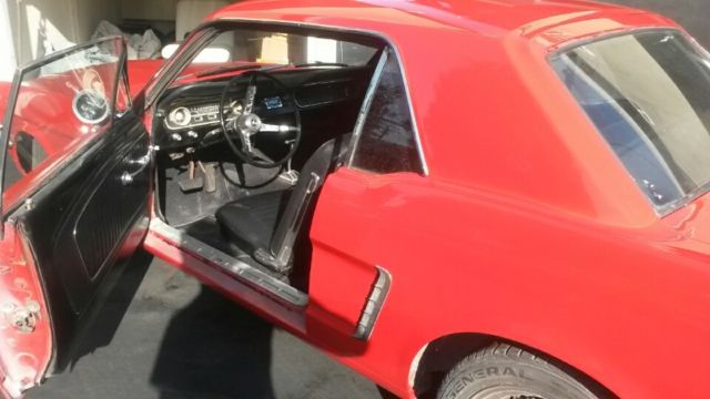 1965 Red Ford Mustang U/K