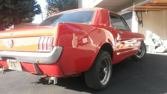 1965 Red Ford Mustang U/K