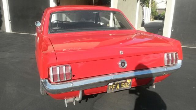 1965 Red Ford Mustang U/K