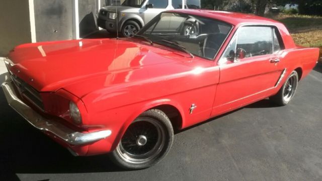1965 Red Ford Mustang U/K