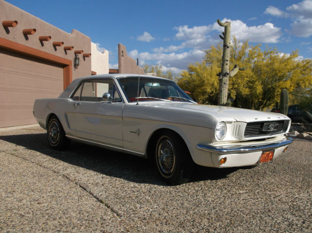 1965 White Ford Mustang U/K