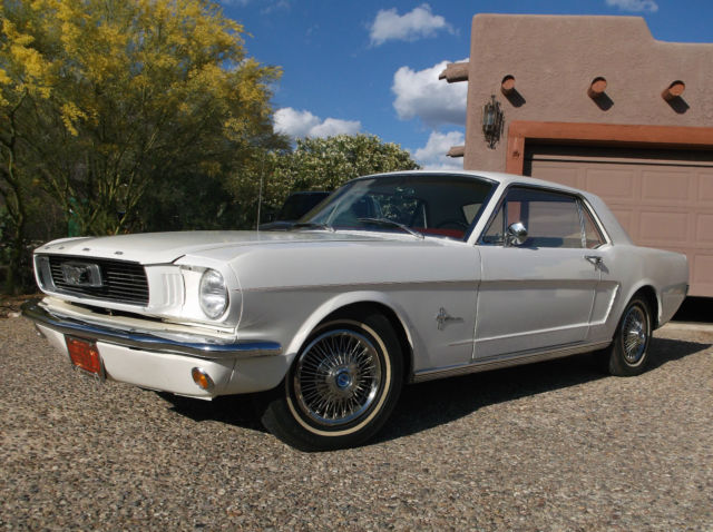 1965 White Ford Mustang U/K