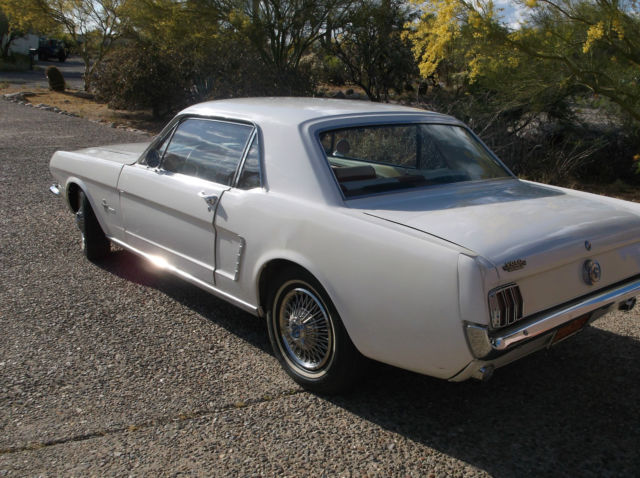 1965 White Ford Mustang U/K