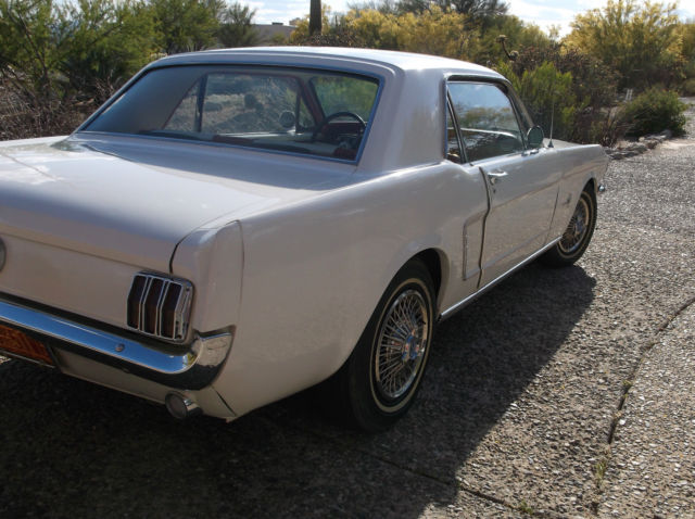 1965 White Ford Mustang U/K