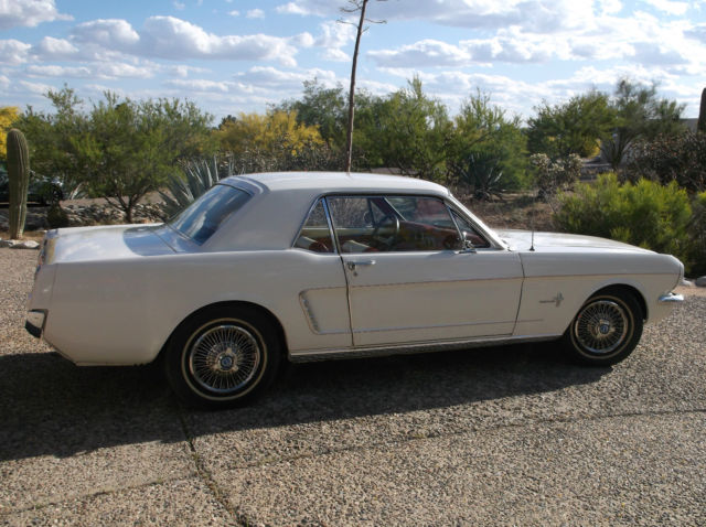 1965 White Ford Mustang U/K