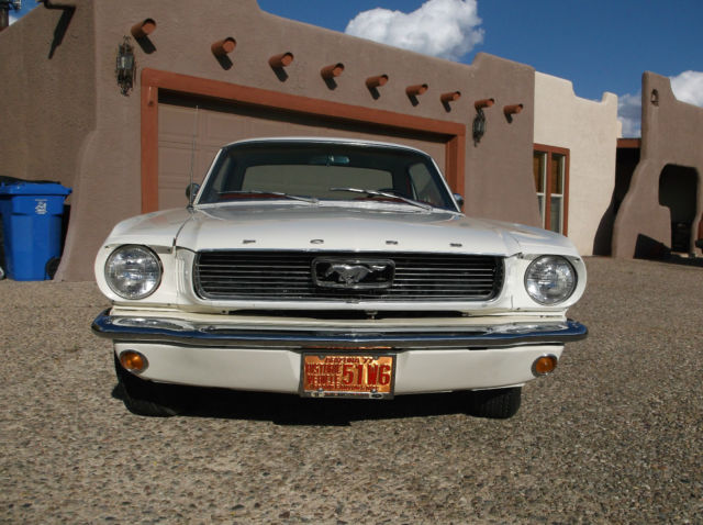 1965 White Ford Mustang U/K