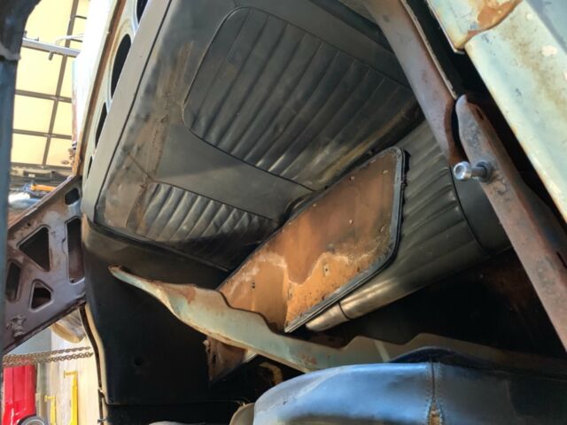 1965 Blue Ford Mustang Sedan