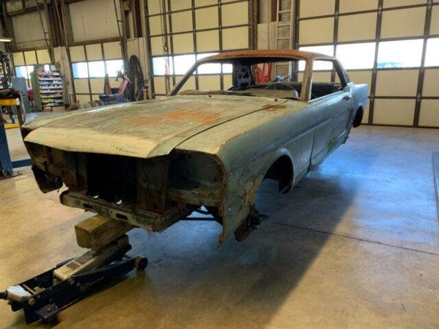 1965 Blue Ford Mustang Sedan