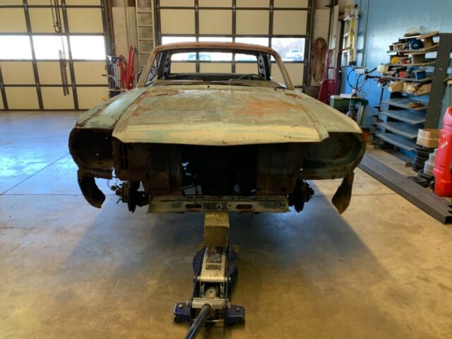 1965 Blue Ford Mustang Sedan