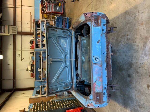 1965 Blue Ford Mustang Sedan