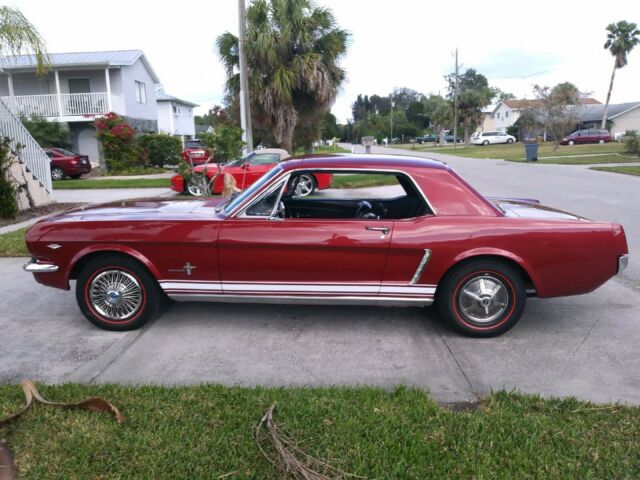 1965 Red Ford Mustang Coupe