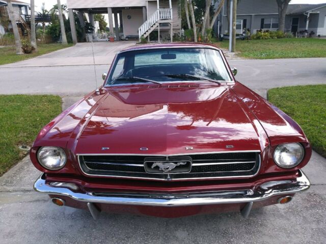 1965 Red Ford Mustang Coupe