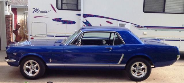 1965 Blue Ford Mustang Coupe