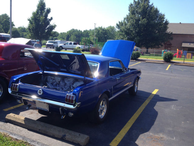 1965 Blue Ford Mustang Coupe