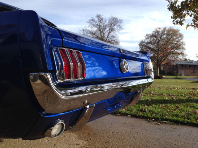 1965 Blue Ford Mustang Coupe