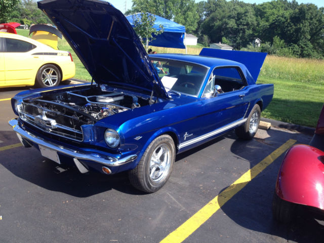 1965 Blue Ford Mustang Coupe
