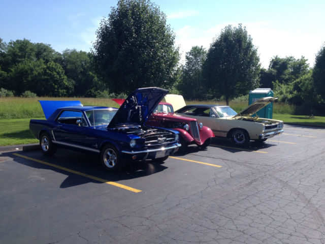 1965 Blue Ford Mustang Coupe