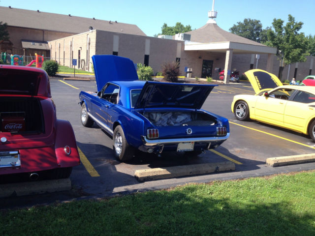 1965 Blue Ford Mustang Coupe