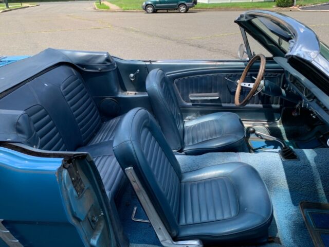 1965 Blue Ford Mustang Convertible