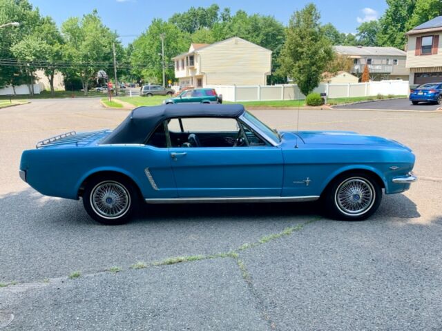 1965 Blue Ford Mustang Convertible