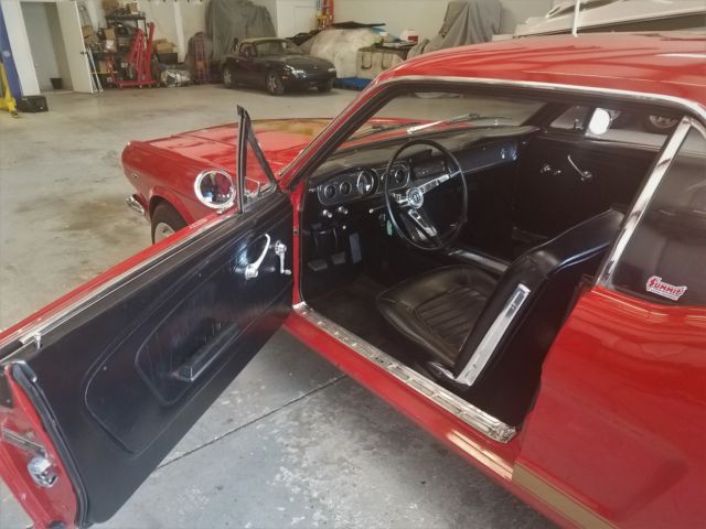 1965 Red Ford Mustang Coupe