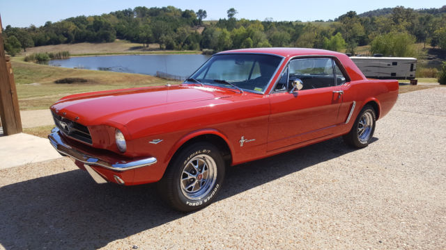 1965 Red Ford Mustang Coupe