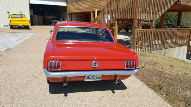 1965 Red Ford Mustang Coupe
