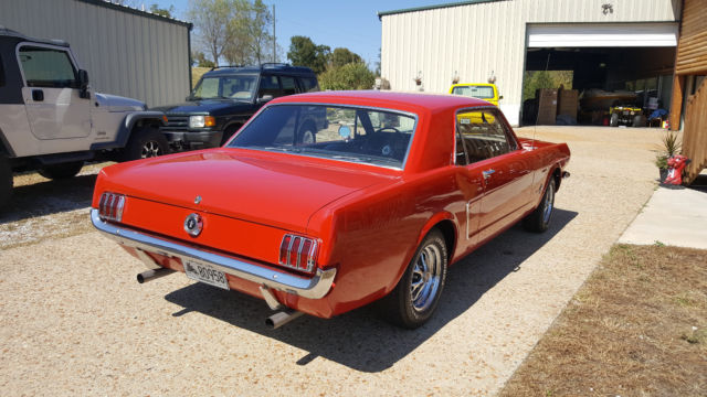1965 Red Ford Mustang Coupe