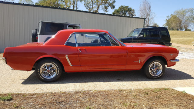 1965 Red Ford Mustang Coupe
