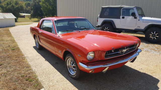 1965 Red Ford Mustang Coupe
