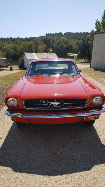 1965 Red Ford Mustang Coupe