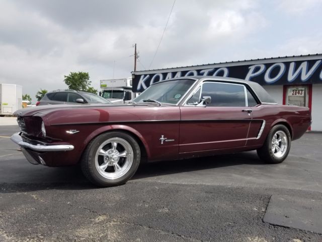 1965 Anquite Burgundy Ford Mustang