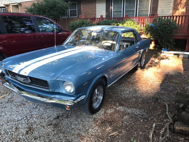 1965 Blue Ford Mustang Coupe